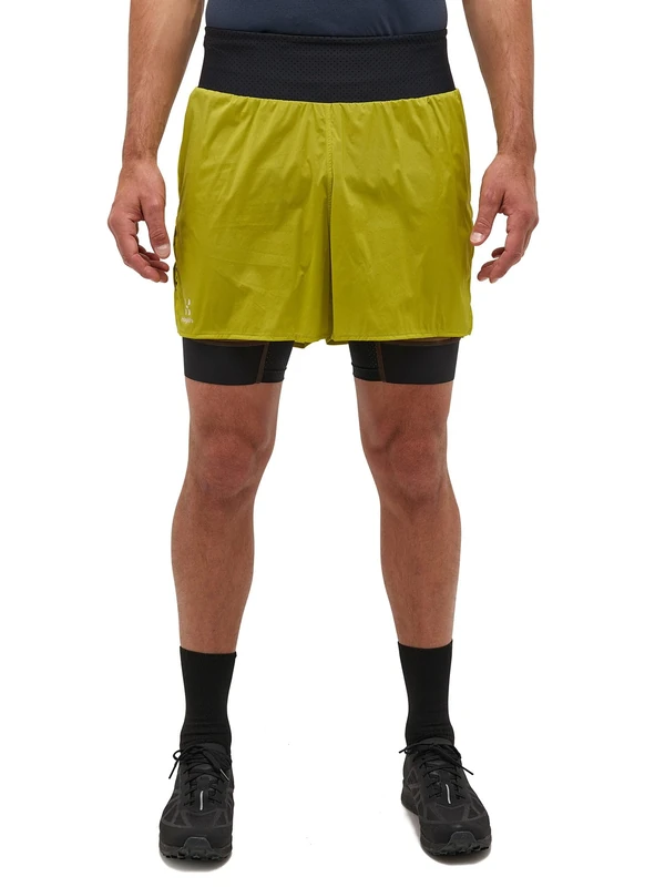 HAGLOFS 607198_5QC L.I.M Intense Trail 2IN1 Shorts Men's Aurora/Teak Brown Size L