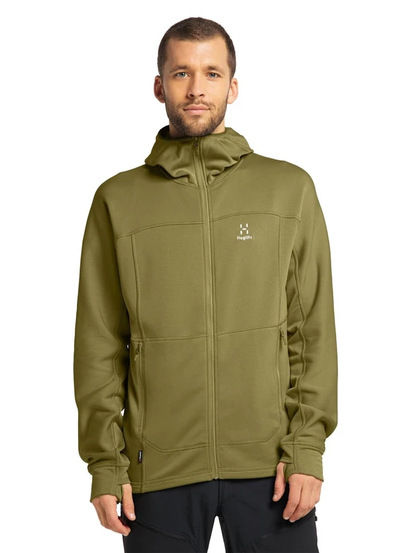 HAGLOFS 605061_48H BETULA HOOD Sweatshirt Men's DESERT YELLOW Size S