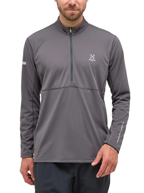 HAGLOFS 607189_007 L.I.M TEMPO TRAIL HALFZIP Sweatshirt Men's SAND Size L