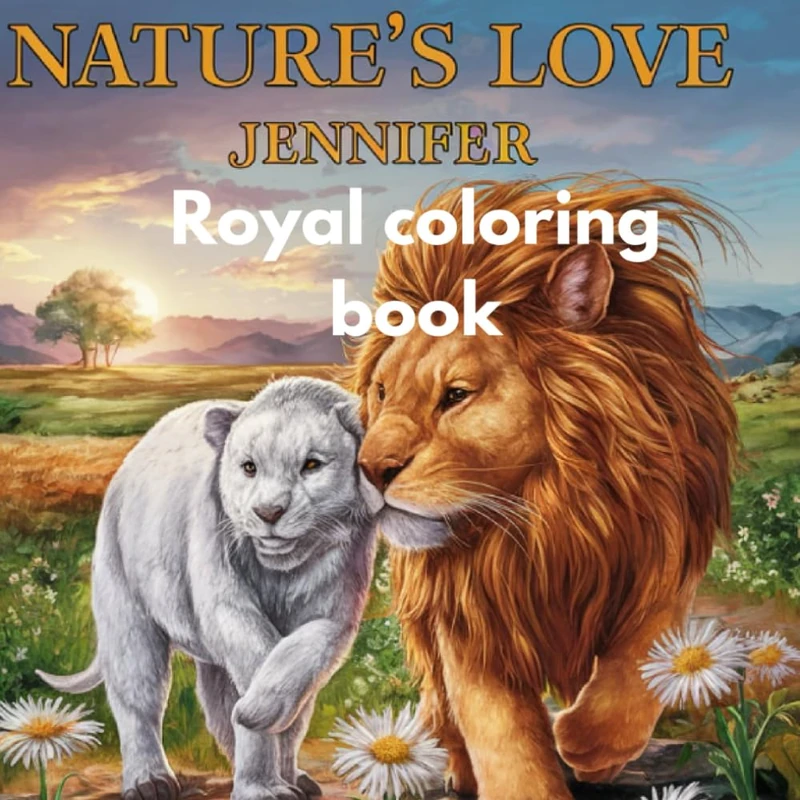 Royal coloring book: Nature's love