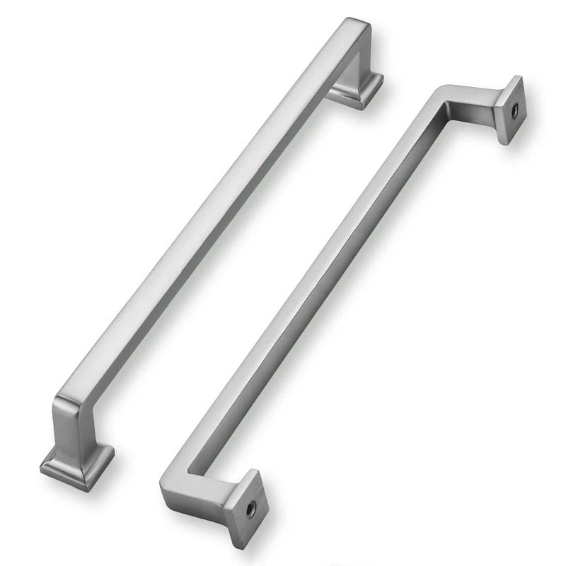 khtumeware 6 Pack Brushed Nickel Cabinet Pulls,12 Inch(305mm) Hole Centers Solid Satin Nickel Cabinet Handles Kitchen Hardware Straight Bar for Cabinets and Drawer Pulls