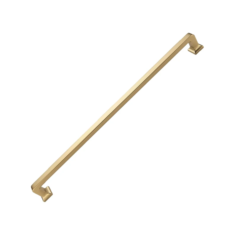 khtumeware 1 Pack Champagne Bronze Cabinet Appliance Pulls, 18 Inch(457mm) Hole Centers Cabinet Handles Kitchen Hardware Straight Bar for Cabinets and Drawer Pulls