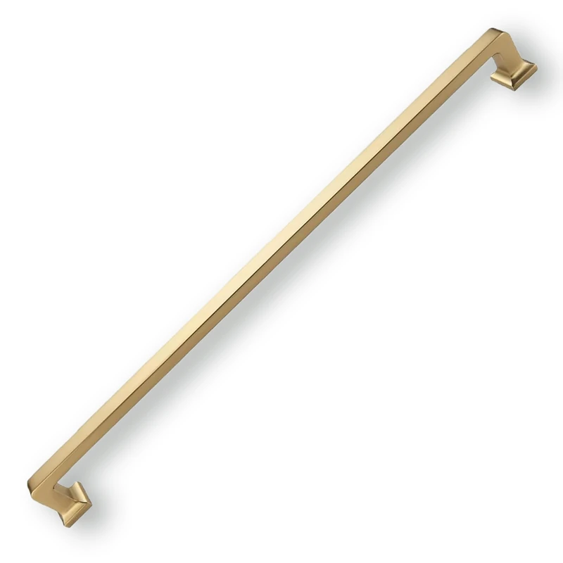 khtumeware 12 Inch Bronze Cabinet Pulls, Champagne Bronze, 12.6 Inch Length, 12 Inch Hole Centers, Modern Style, Brushed Gold Finish, 1-7/8 Inch Projection
