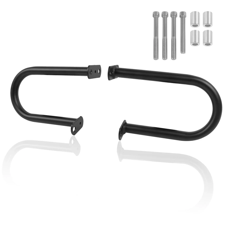 CHIFUN Motorcycle Rear Crash Bars Saddlebag Guard Rails Replacement for Honda CTX1300 CTX 1300 Deluxe SC74 2014-2017 Black Steel Motorcycle Rear Side Box Falling Protection