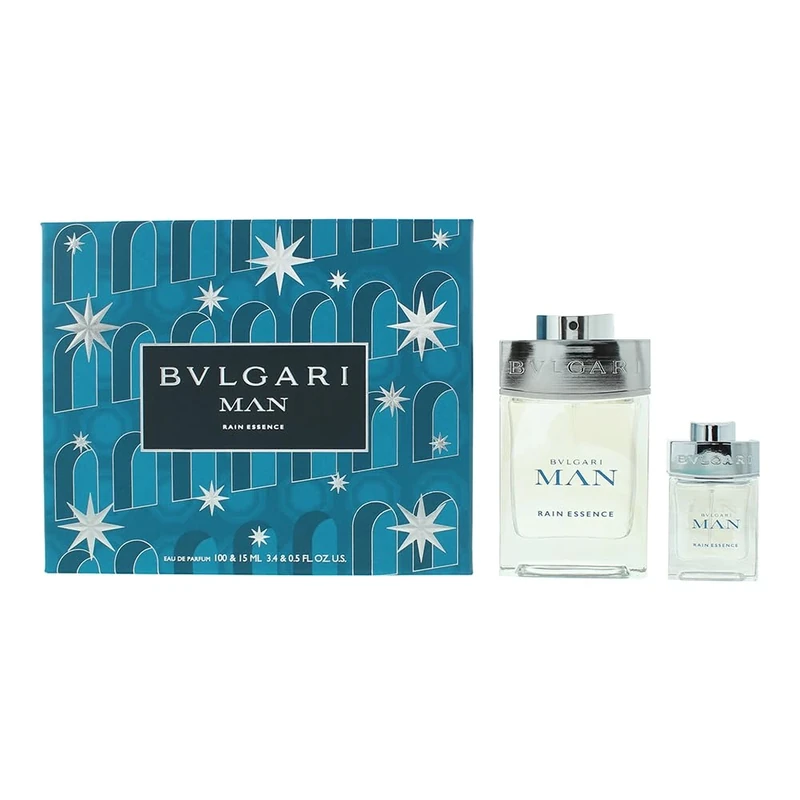 BVLGARI Man Rain Essence Eau de Parfum Set (EDP 100ml + EDP 15ml)