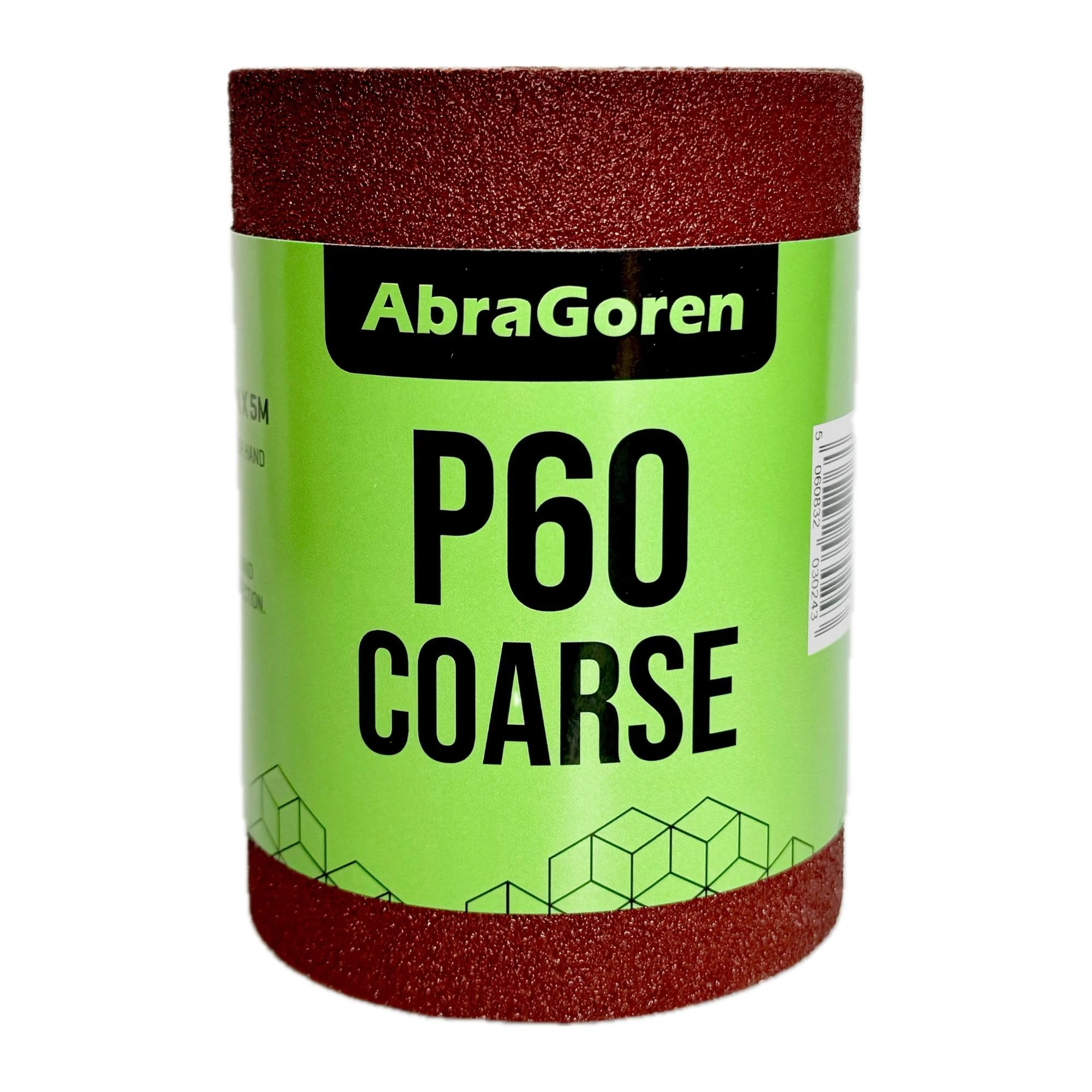 Sandpaper Roll - Coarse P60-11.5cm x 5m For Wood and Walls - Coarse Sandpaper 60 grit