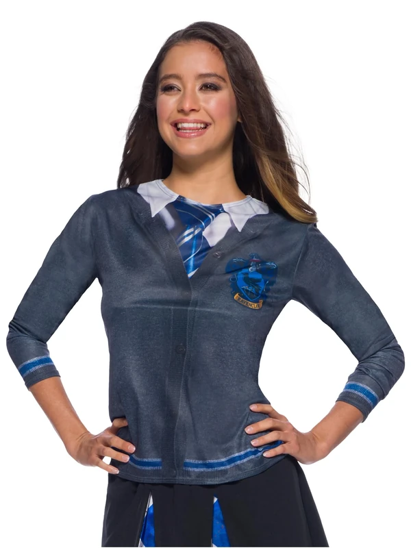 Rubies Official Harry Potter Ravenclaw Costume Skirt and Top Bundle, Adult Fancy Dress Up, Size NS and Medium Halloween, World Book Day