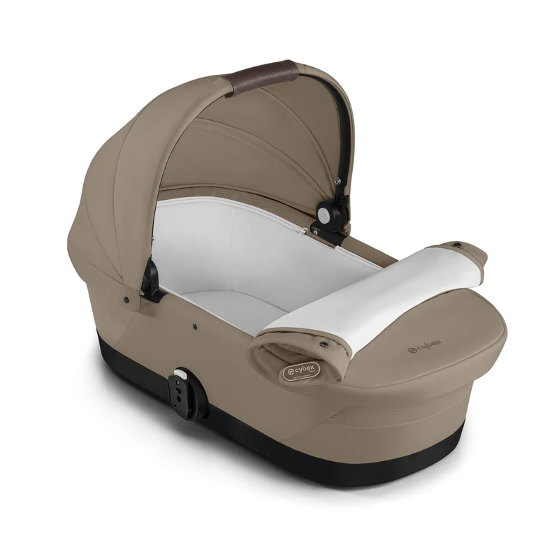 Cybex Gazelle S Gold Carrycot - Almond Beige (9kg Max)