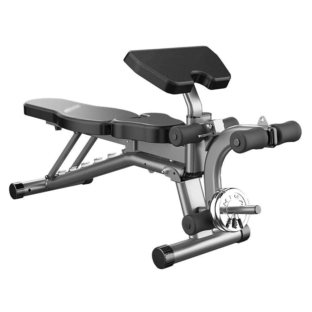 XDAWQP Adjustable Weight Bench,Exercise Equipment Gym Bench Exercise Bench Dumbbell Bench Home Multi-Function Sit-ups Fitness Equipment Folding Supine Board Bench Press Bench Fitness