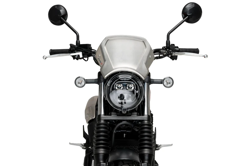 Puig 21636P Aluminium Frontal plate Silver