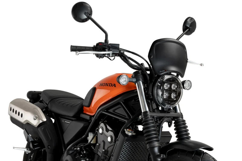 Puig 21635J Front Plate Matt Black