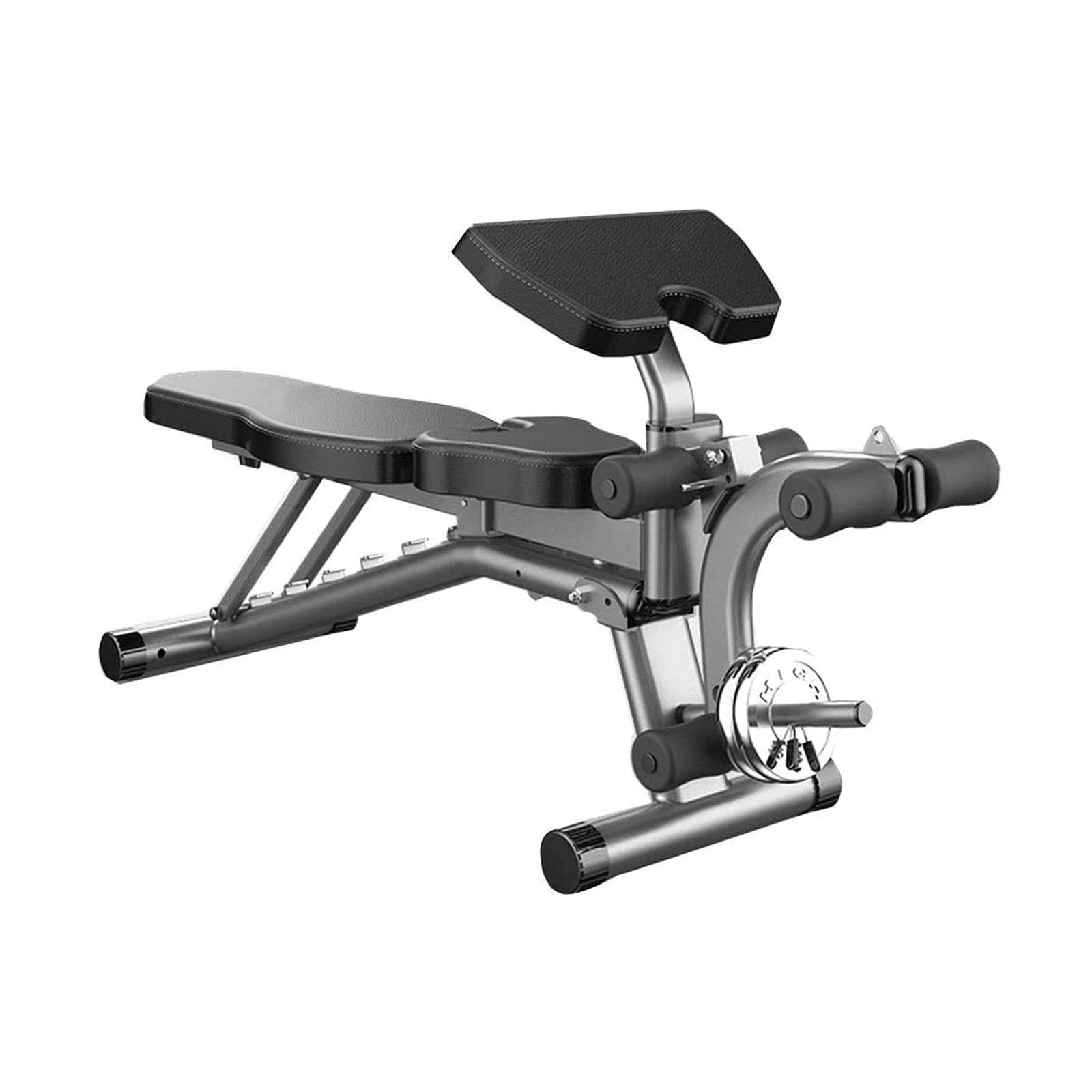 XDAWQP Dumbbell Bench Press Bench Home Folding Fitness Chair Kick Fitness Equipment Sit-up Board Stable Without Shaking