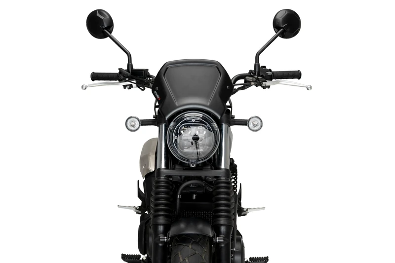 Puig 21636N Aluminium Frontal plate Black