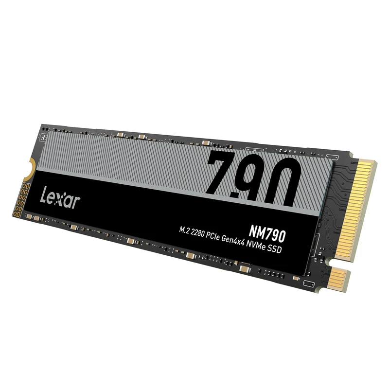 Lexar NM790 SSD 1TB, M.2 2280 PCIe Gen4x4 NVMe 1.4 Internal SSD, Up to 7,400MB/s Read, Up to 6,500MB/s Write, Internal Solid State Drive for PS5, PC, Laptop, Gamers, Professionals