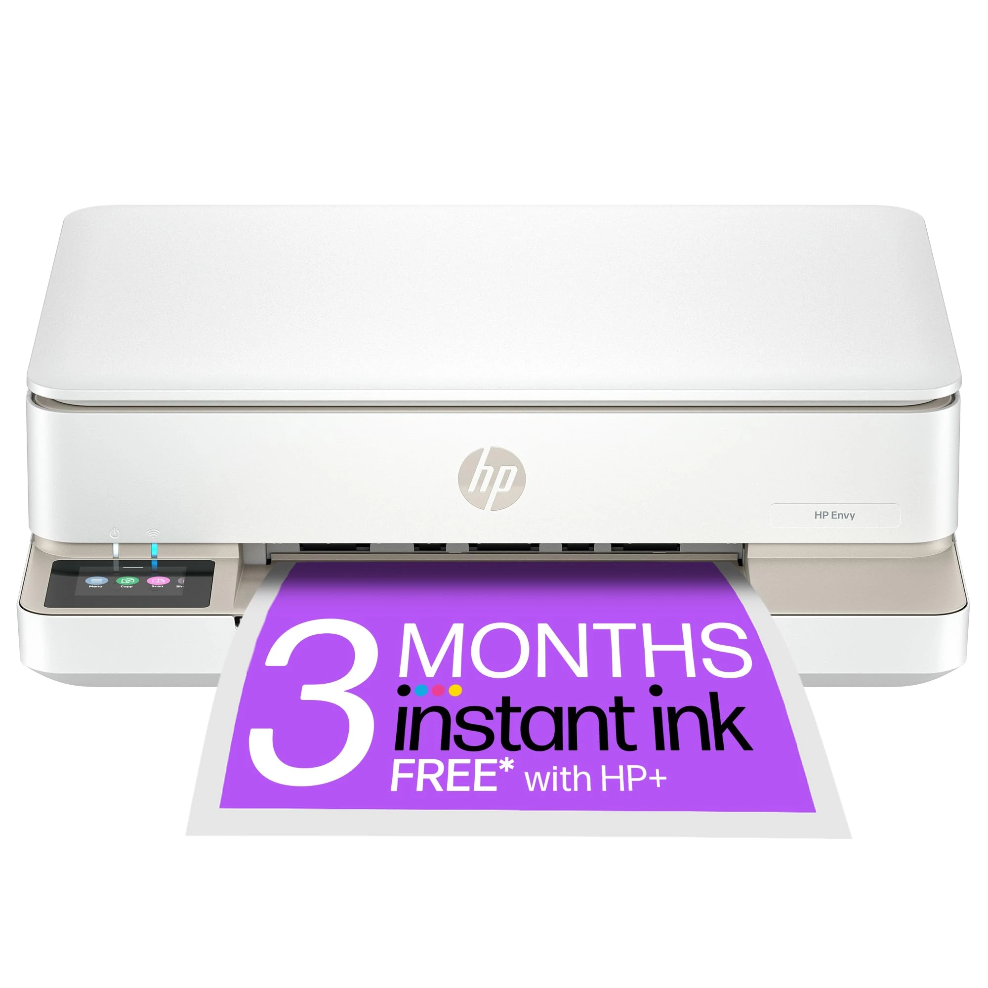 HP Envy 6120e All in One Printer | Perfect for Home | Colour | Wireless | Print, Scan & Copy | 3 Months of free Instant Ink | Easy Setup & Reliable Wi-Fi | White