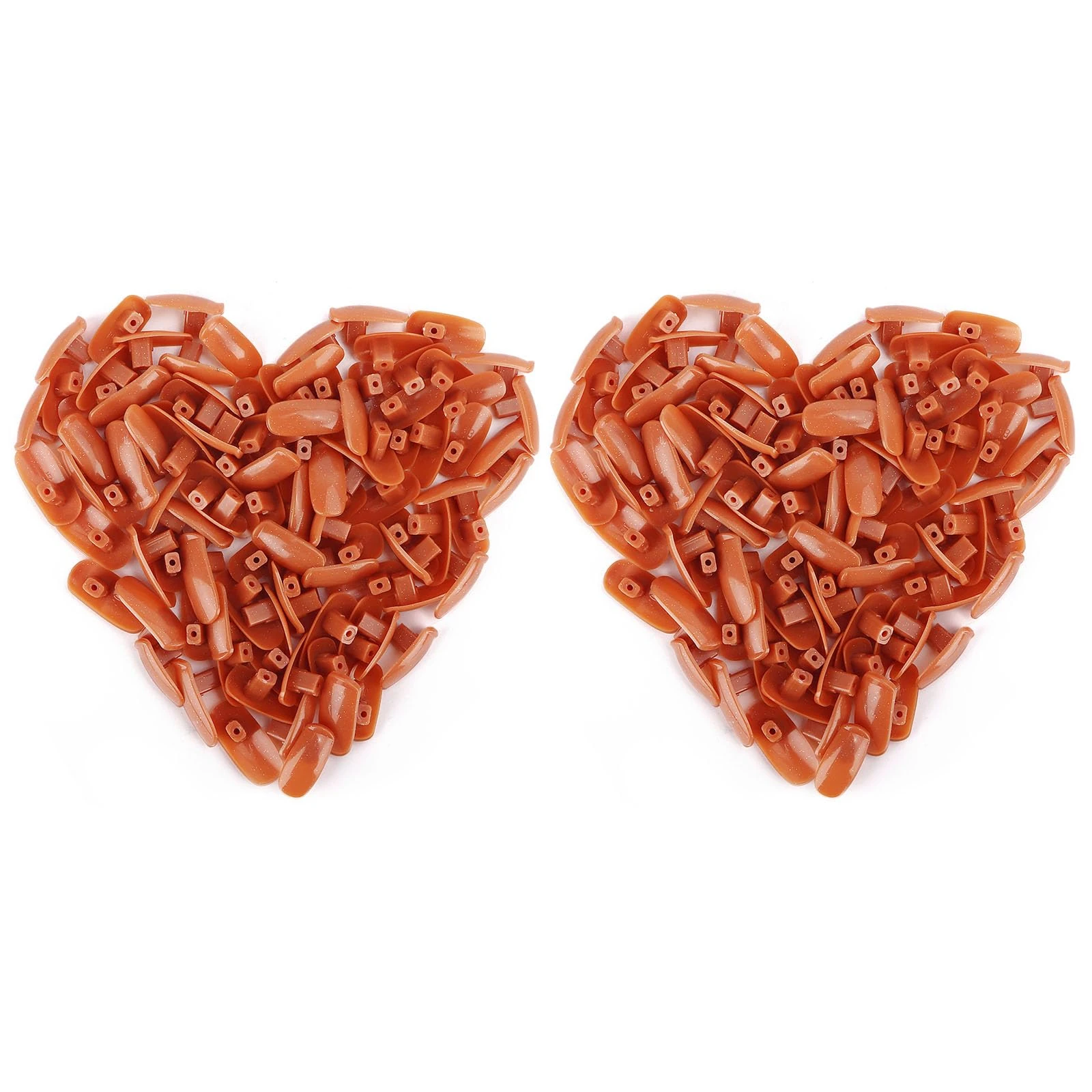 Acrylic Nails Tips for Practice Hand: 200Pcs Replacement Nail Tips for Practice Model - Reusable Nail Tips for Acrylic Practice Hand Salon Home