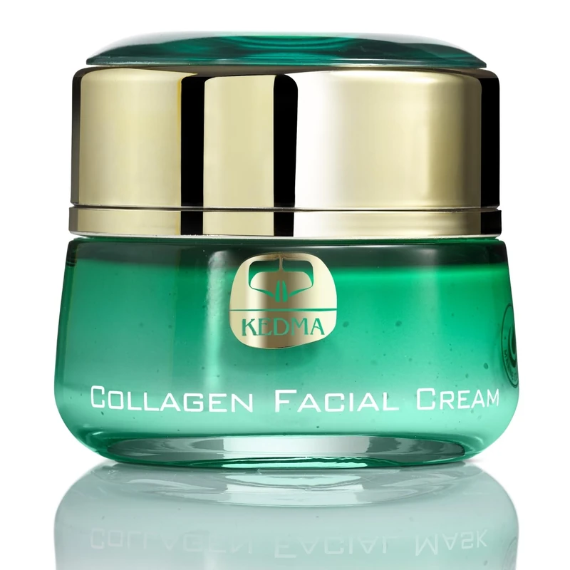 Kedma - Facial Cream with Collagen and Dead Sea Minerals - Anti-Aging and Nourishing - For All Skin Types - 50g