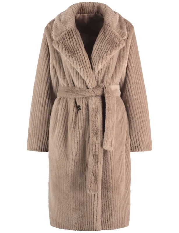 Gerry Weber Women's 450000-31025-9114 Coat, Striped Camel, 12 - Image 1