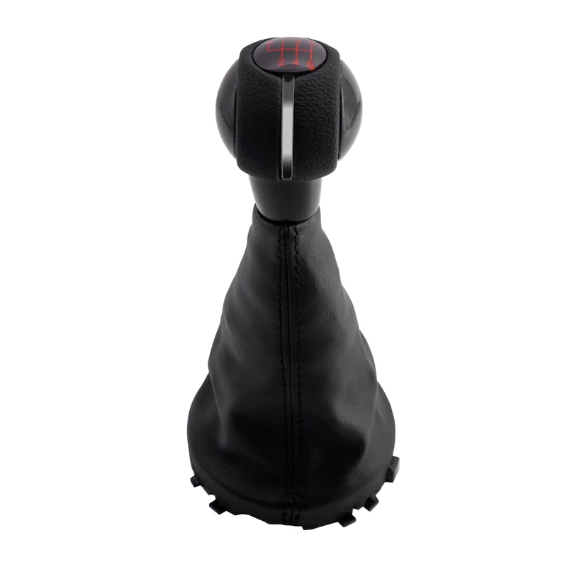Simoni Racing Gear Knob OEM compatible with Mini Cooper, Clubman & Countryman F54/55/56/60 - Black incl. Red Shift Pattern