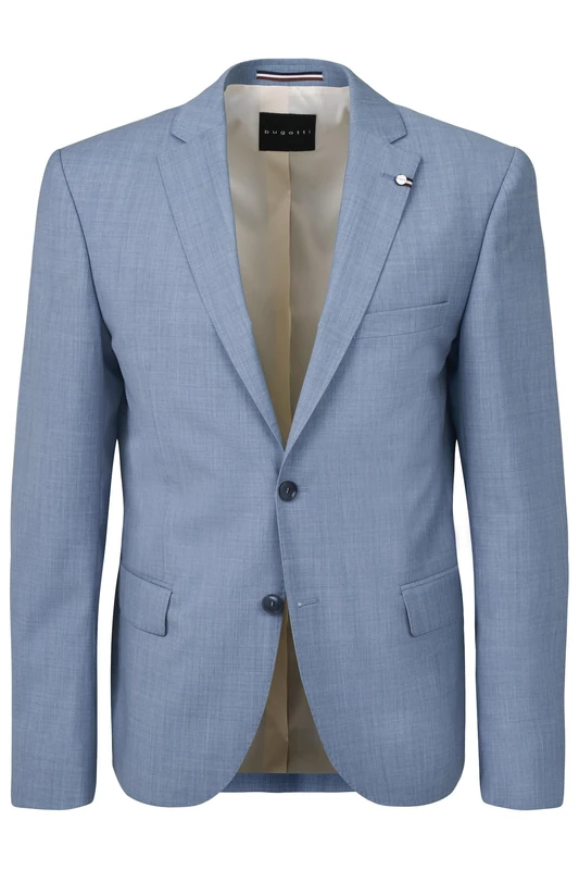 bugatti Men's 794000-99212 Business Casual Blazer, 320-Light Blue, 11/Short