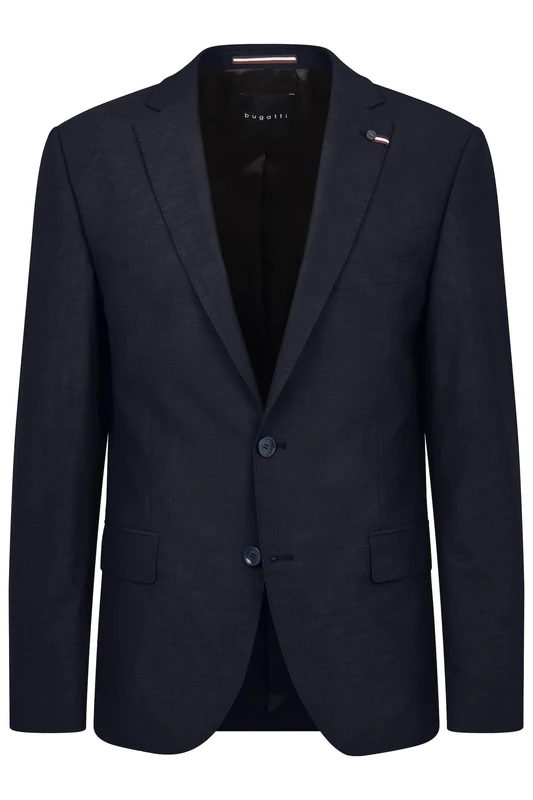 bugatti Men's 794000-99212 Business Casual Blazer, 390-navy, 11/Short