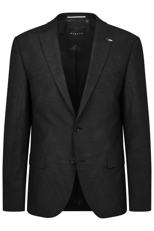 bugatti Men's 794000-99212 Business Casual Blazer, 290-black, 44