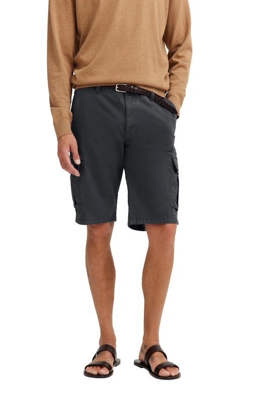 bugatti Men's Bermuda Summer Shorts Cotton Casual Elegant Classic Modern Comfortable, 390-navy, 38