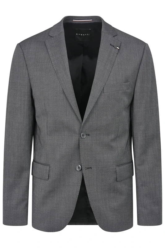 bugatti Men's 794000-99211 Business Casual Blazer, 280-Dark Grey, 48