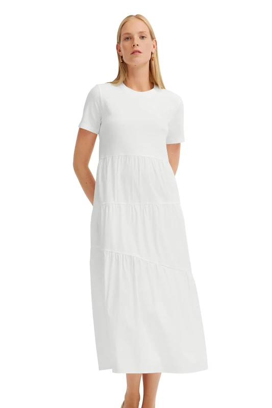 bugatti Women's W1385-2309 Dress, 20-Ecru, S