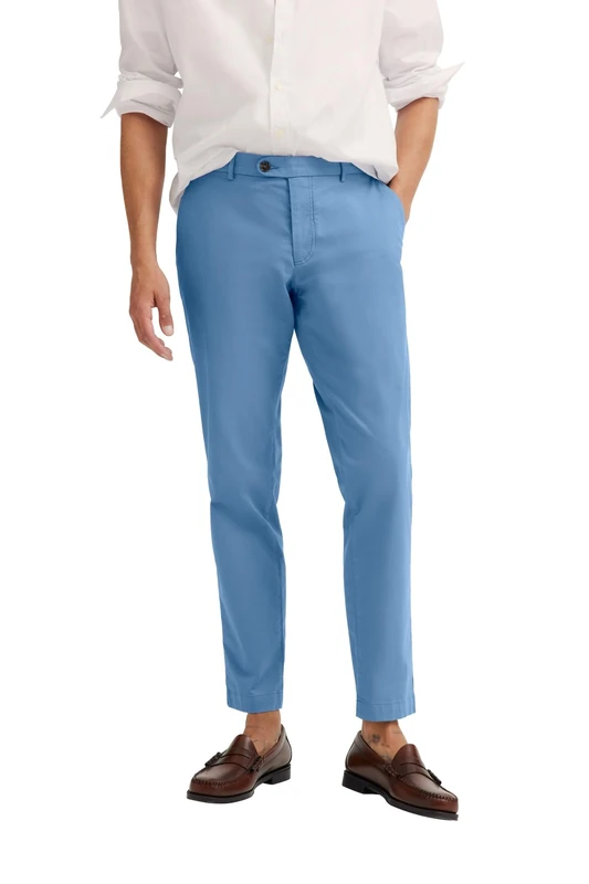 bugatti Men's 4380-76108c Trouser, 350-Blue, 32 W/30 L