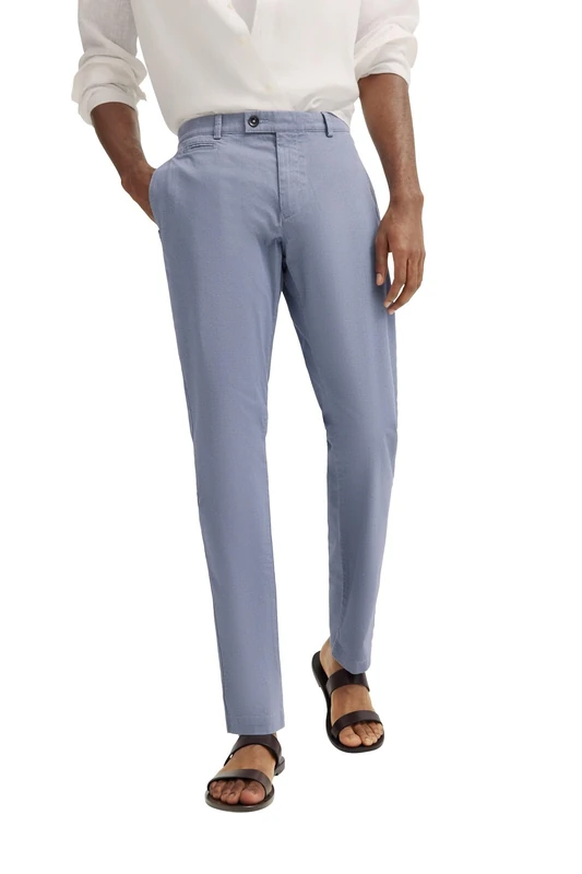 bugatti Men's Trousers Modern Elegant, 350-Blue, 42 W/32 L