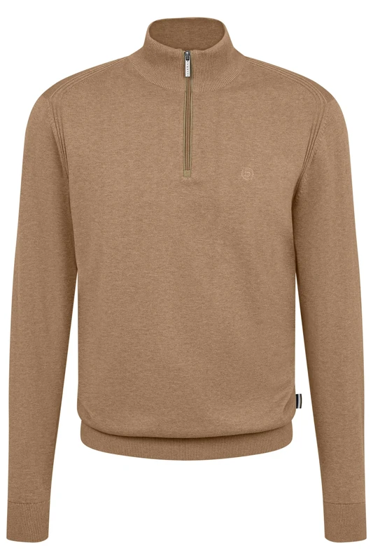 bugatti Men's 7500-75510c Pullover Sweater, 60-Taupe, M