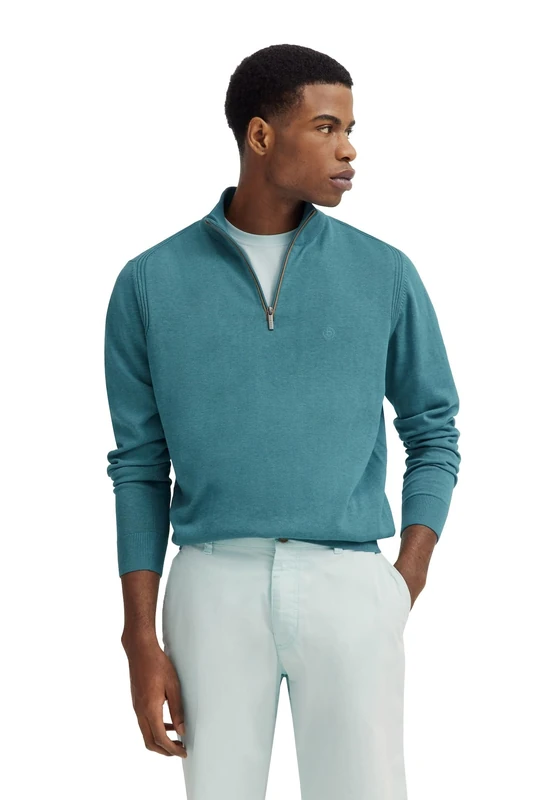 bugatti Men's 7500-75510c Pullover Sweater, 550-Bottle Green, XXL