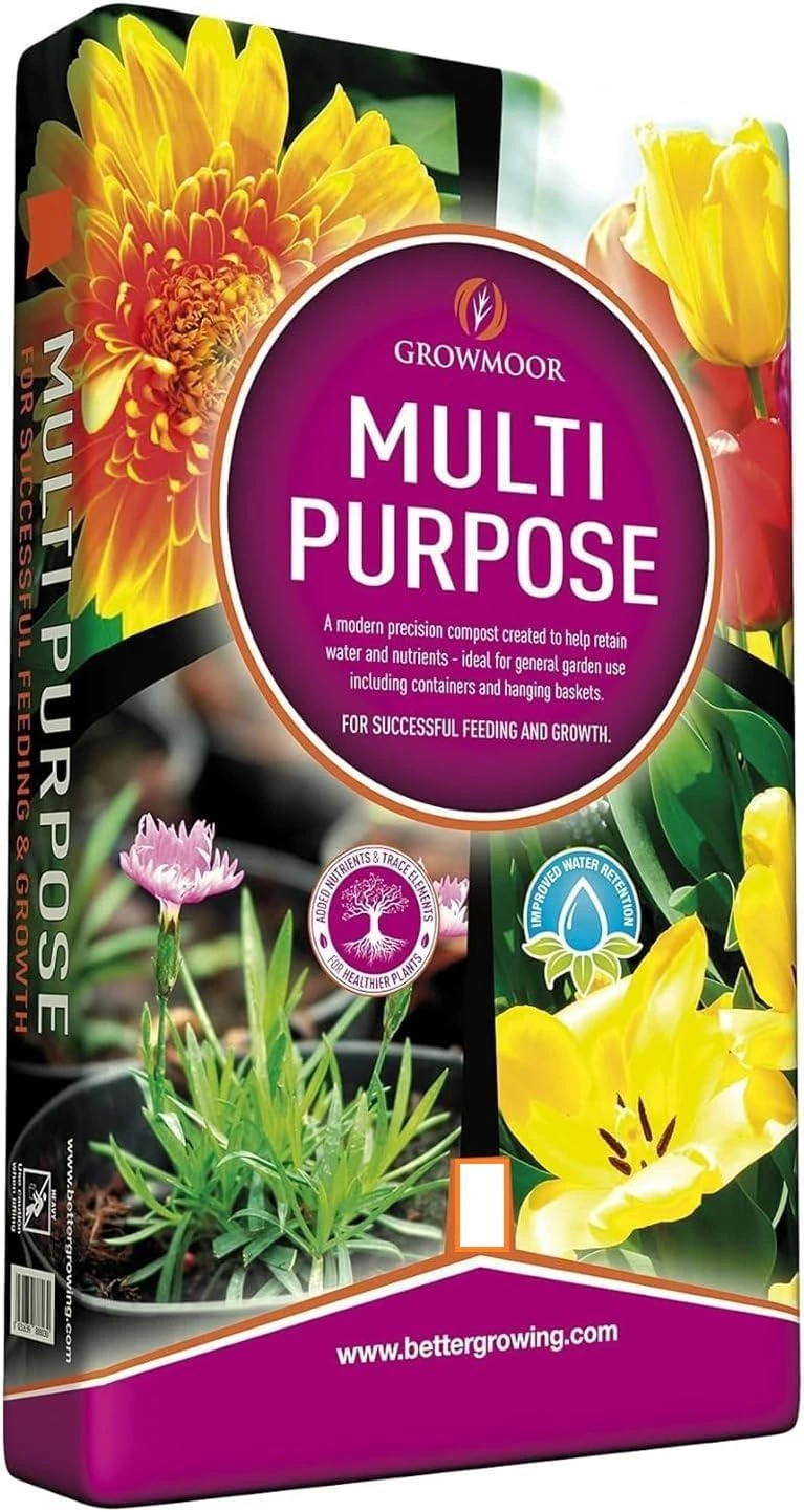 80L Multi Purpose Compost, Multi-Purpose Fertilisers, Gardening Soils for Outdoor and Indoor Planting, Small to Large Plants