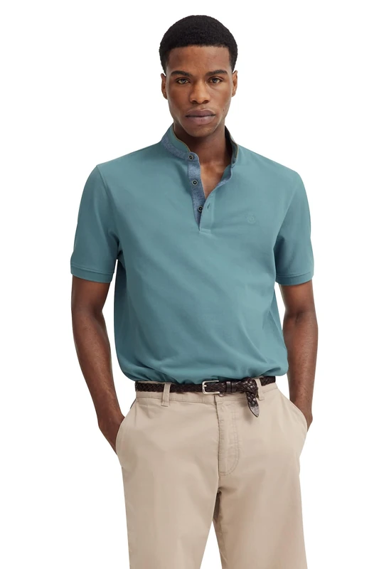 bugatti Men's 8150-75003c Polo Shirt, 550-Bottle Green, S