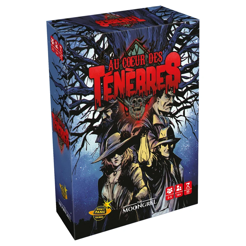 Don't Panic Games | Heart of Darkness | Board Game | Ages 14+ | 2-5 Players | 45 Minutes