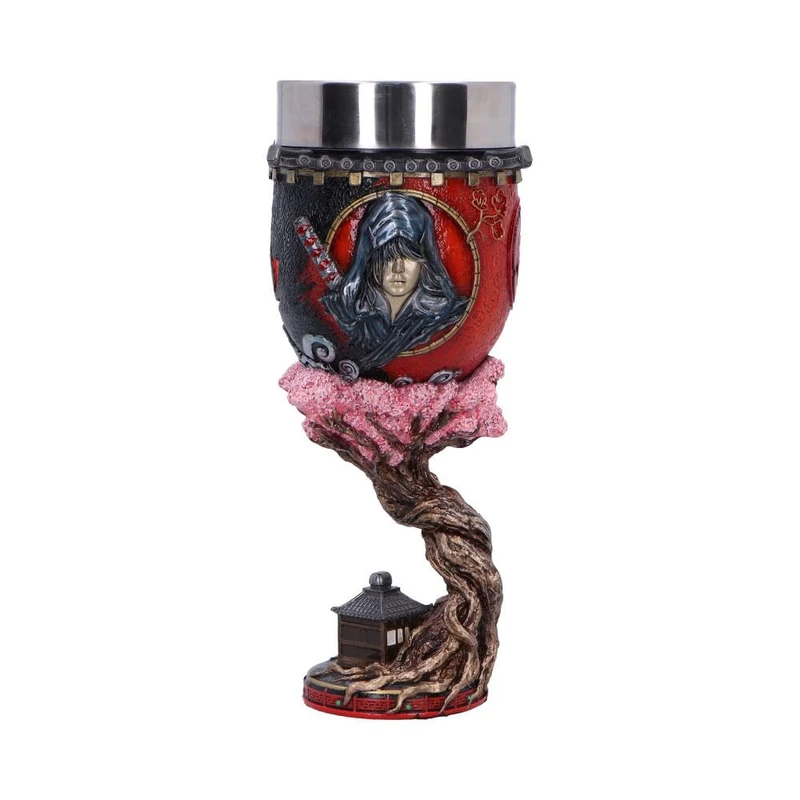 Nemesis Now Assassin's Creed Shadows Goblet 19.5cm, Resin, Red, Cast in The Finest Resin, Expertly Hand-Painted