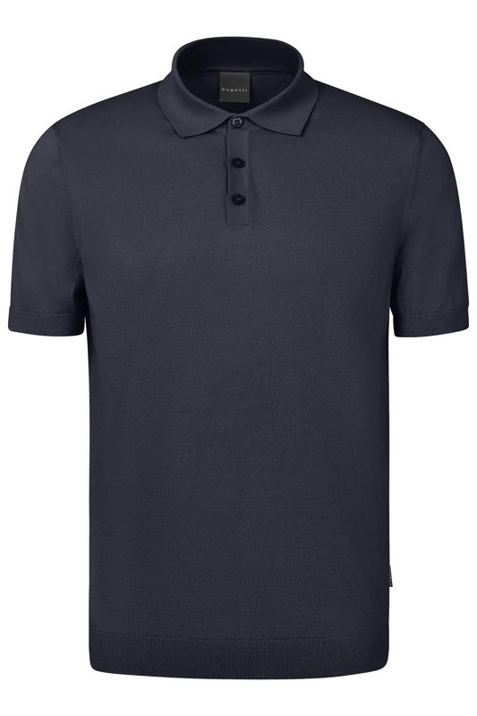 bugatti Men's Knitted Polo Short-Sleeved 7100-75522C
