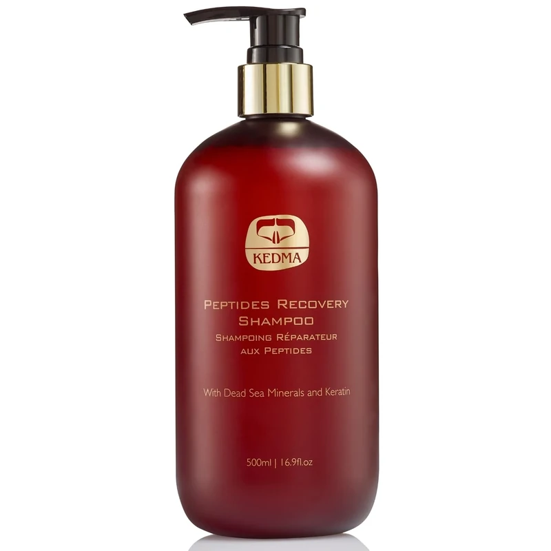 Kedma - Peptide Repair Shampoo - Increases Hair Density and Promotes Growth - For Fine and Fragile Hair - 500ml - Image 1