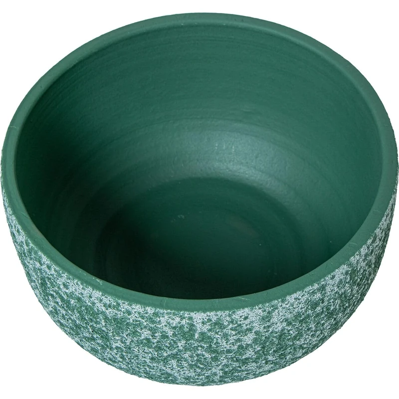 Alexandra House Living Green Ceramic Planter Set 3 Pieces