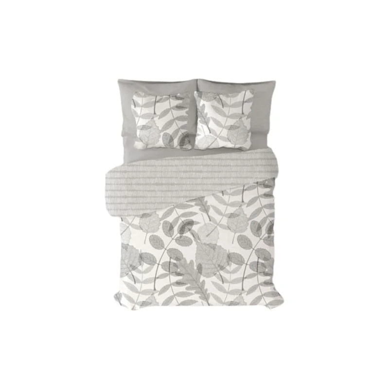 Pierre Cardin Duvet Cover Set Nestor Grey 105 Bed 3 Pieces