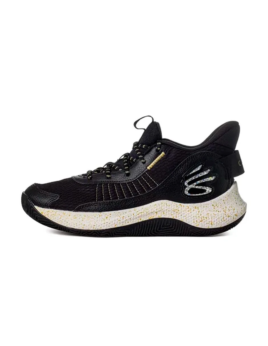 Under Armour Men's Curry 3Z7 Basketball Shoes 3026622 (Black/Metallic Gold - 001, US Footwear Size System, Adult, Men, Numeric, Medium, 9)