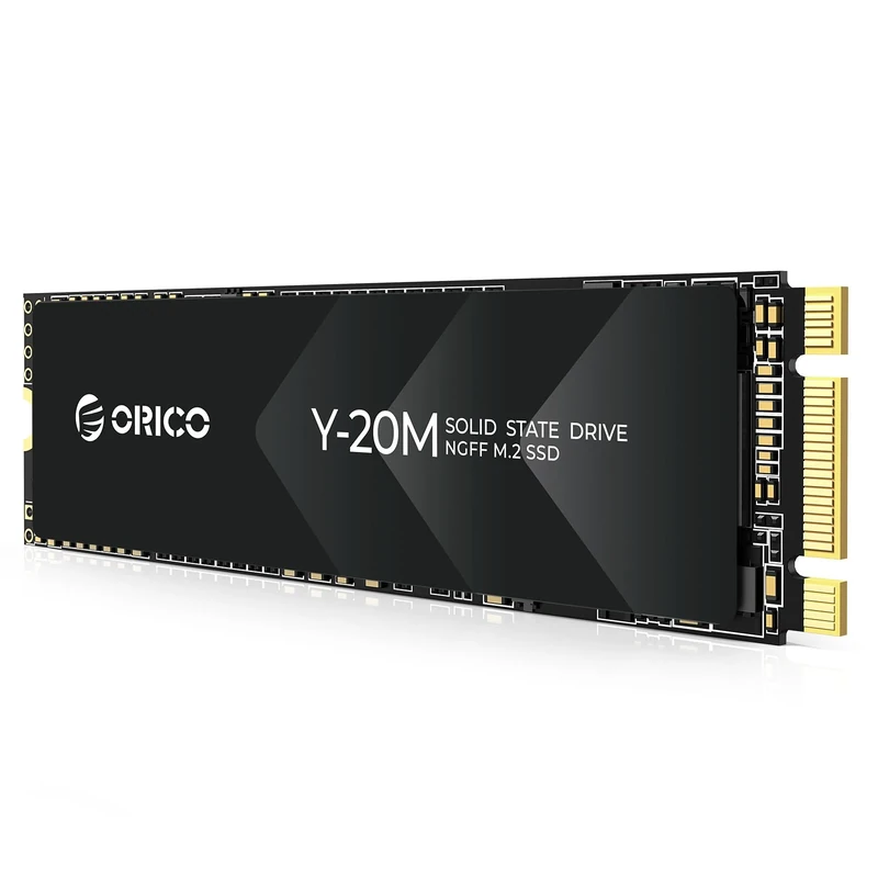 ORICO M.2 2280 SATA SSD, Internal M.2 SSD with B+M Key for Desktop/Laptop, SATA III 6Gbps NGFF Solid State Drive Low Power Consumption (PCIe NVMe Incompatible) - Y20M (128, GB)