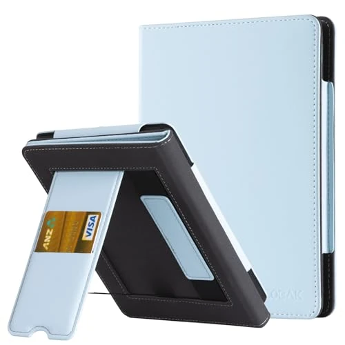 CoBak Case with Stand for Kindle Paperwhite - Durable PU Leather Cover with Auto Sleep Wake, Card Slot, Hand Strap Feature - Fits Kindle Paperwhite 11th Generation 6.8" Signature Edition 2021 Released