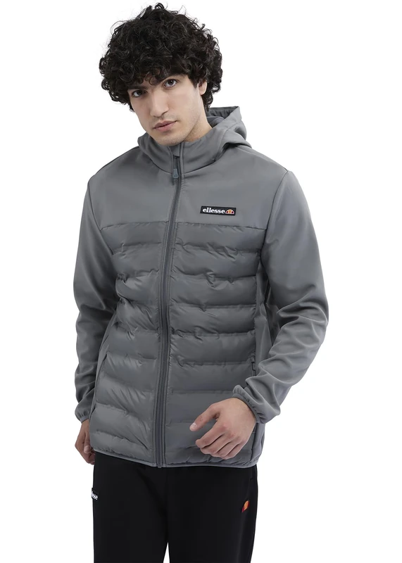 Ellesse Cassiano Zip Jacket Dark Grey MED