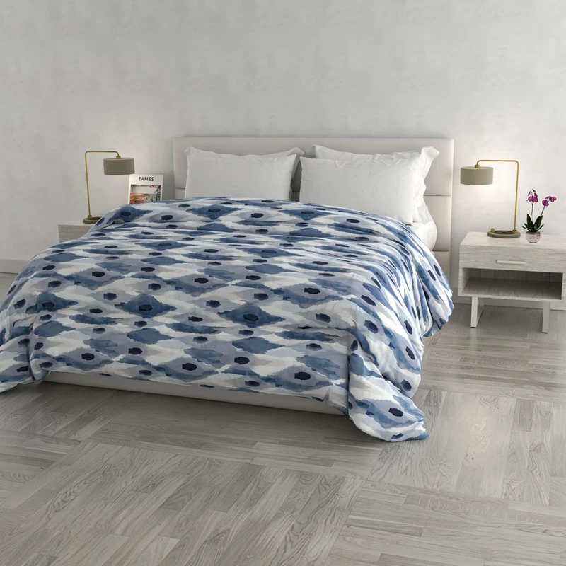 Italian Bed Linen Printed FASHION winter quilt, polyester, Calypso, 260x260cm