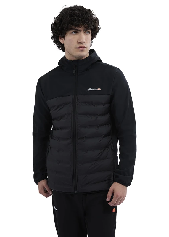 Ellesse Cassiano Zip Jacket Black MED