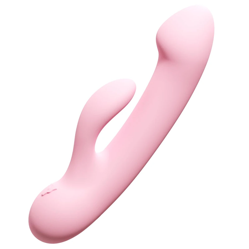 VUSH Glow Rabbit Vibrator, Pink - Medical Grade Silicone, Compact Rechargeable, Dual Motors, 10 Vibration Modes, IPX7 Waterproof, Vibrator for Women - Image 1