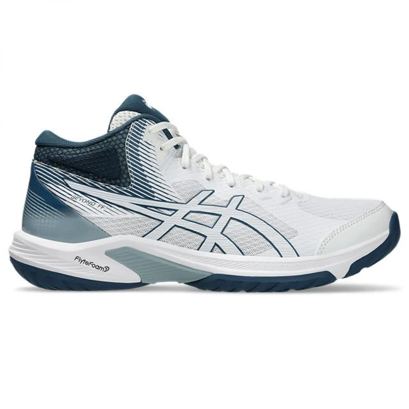 ASICS Mens Beyond Ff Mt Sneaker, White Vintage Indigo, 9 UK