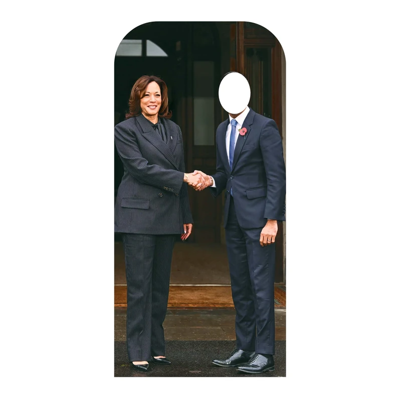 Star Cutouts SC4509 Kamala Harris Stand-In Lifesize Cardboard Cutout 193cm – Political Event Display, Party Decoration & Collector Standee